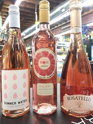 Over 50 brands of rose wines in stock