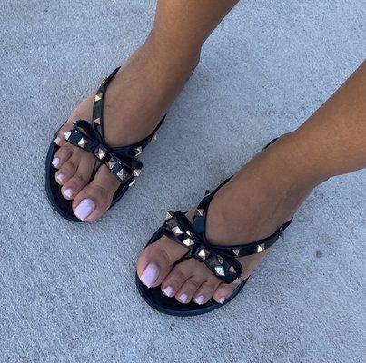 Polygel Pedicure