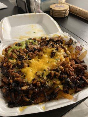 Burnt adobada fries