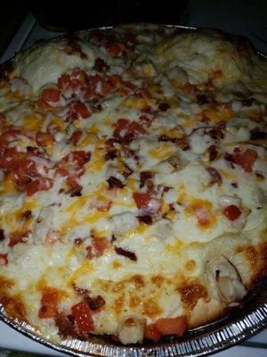 Chicken Bacon Ranch,  pan crust