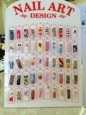 Many designs to choose from.