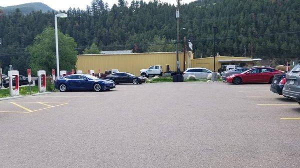 8 peppy superchargers in Idaho Springs, Colorado.