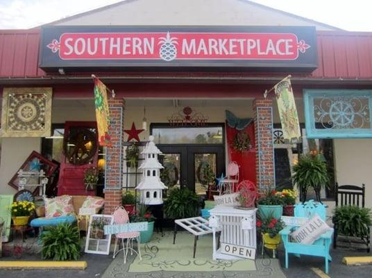 We are a marketplace with about 40 vendors. Huge variety of painted furniture, decor, custom gifts. Follow us on FACEBOOK!