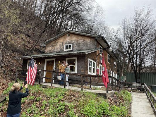 Outside of the distillery