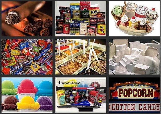 Gil's Wholesale-Tobacco, Ice Cream, Candy, Concession, Paper Products