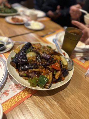 Eggplant with Hot Garlic Sauce