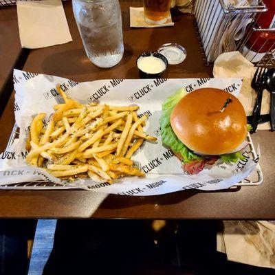 SON OF OINK (I think) with GARLIC PARM FRIES