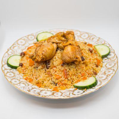 Pilaf With Chicken Leg