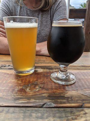 Radicle IPA and a guest tap of Deaths Tar Imperial Oatmeal Stout