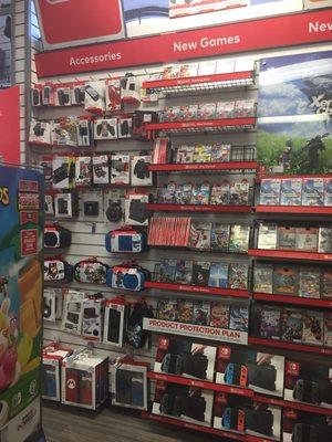 Nintendo switch section.