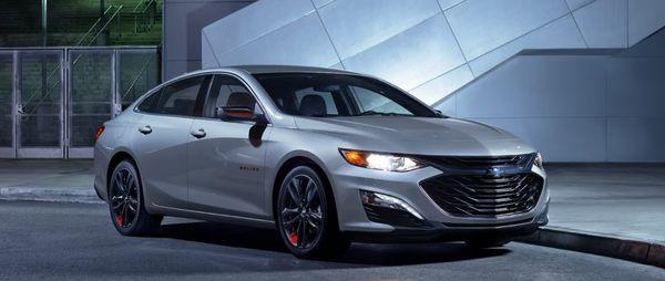 Chevrolet Malibu Redline Edition in a Sterling Gray Metallic Exterior