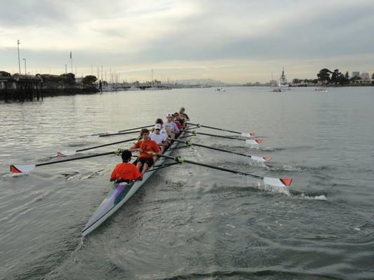 Oakland Strokes Rowing Club, rowing on the Oakland estuary since 1974.