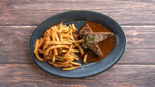 BISTRO STEAK - au poivre, mixture of herbs, house cut fries