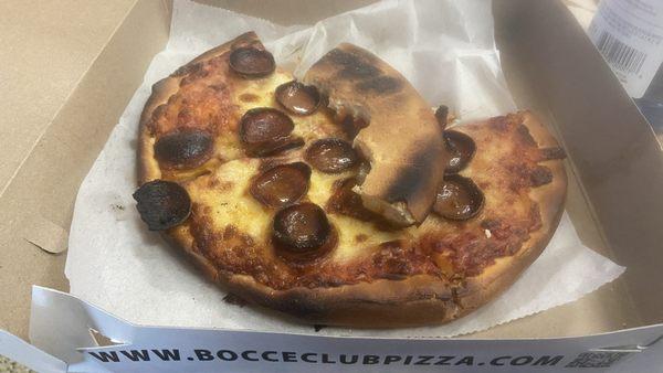 Airport pizza not a fan