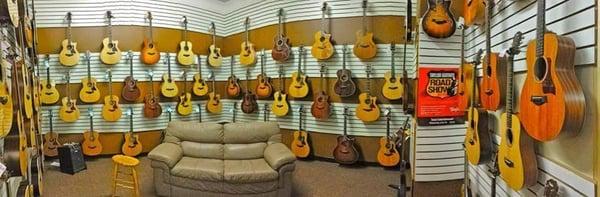 Taylor Guitars Room at Total Entertainment 501 W. International Speedway Blvd. Daytona Beach FL 32114. 386-254-8727