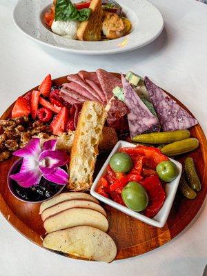 Meat and cheese board