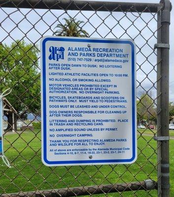 Park Rules