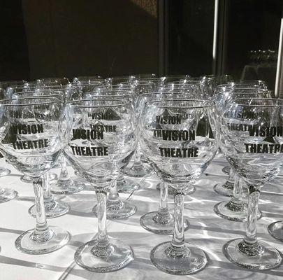 Personalized  glasses for all occasions - corporate events, weddings, XV & sweet sixteen parties, anniversaries and more!