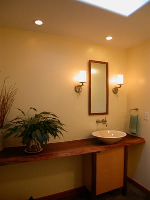 The powderroom is the most scrutinized space in your home.  It should be dynamic and playful...