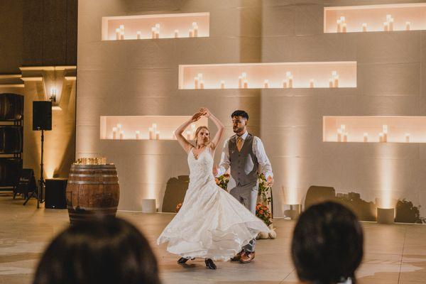 Wedding dance choreographed by ADC.