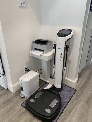 Body composition testing on site with the in body USA 570