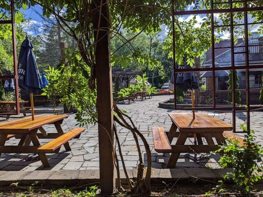 Patio dining