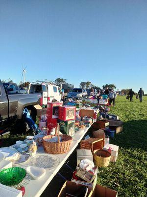 Vendors selling their treasures