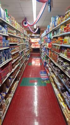 Narrow aisle but ALWAYS CLEAN @ Associated Supermarket