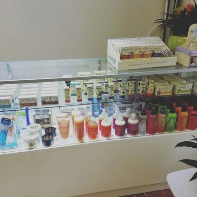 We now carry an entire skin line plus natural essential oils! They smell amazing!