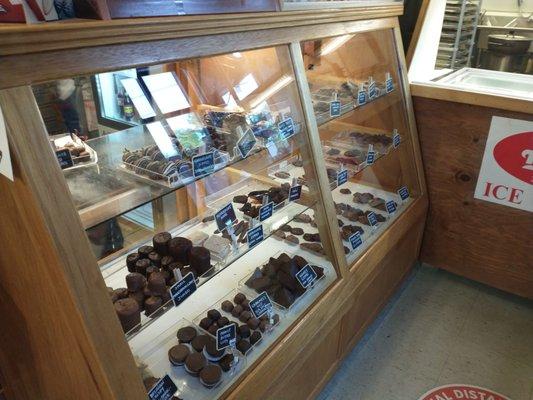 Chocolate display case