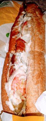 Chicken bacon ranch sub