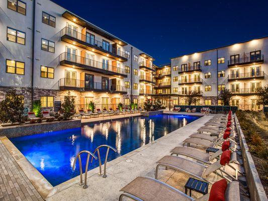 Twilight Pool View