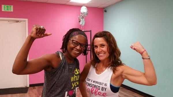 Getting strong at the Strong by Zumba certification hosted by Club Jennifit