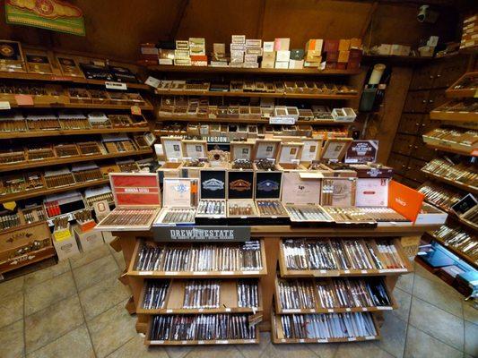 Inside the humidor