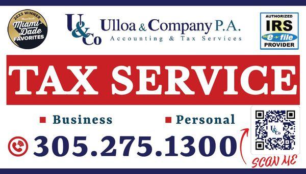 Tax Service Info