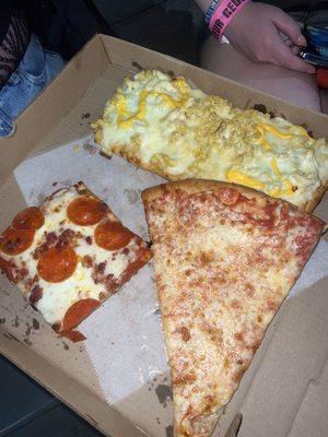 the slices we ordered.