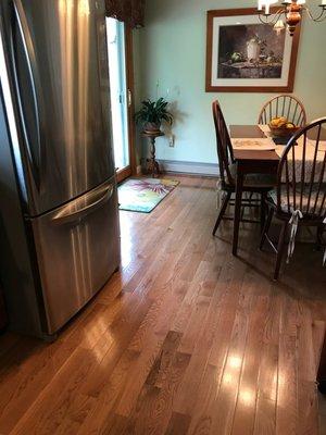 Hardwood flooring install