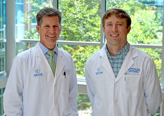 OrthoKnox orthopedic surgeons Dr. David Hovis and Dr. Ryan Mitchell.