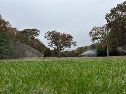 closing the irrigation system for winter