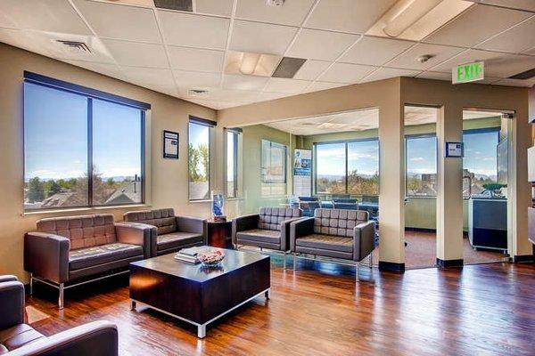 Office lobby at Pinnacle Real Estate Advisors.