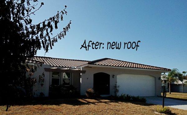 After new roof was installed. Very nice.