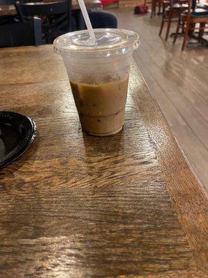 First time visiting and the iced coffee is perfect.  I can't wait to go back and try other products.