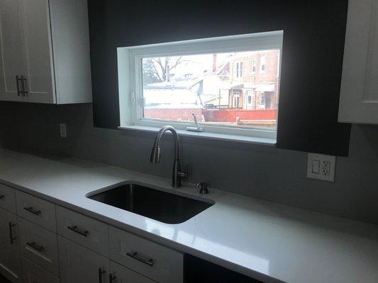 Sink and countertop