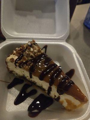 Turtle cheesecake. Crazy expensive