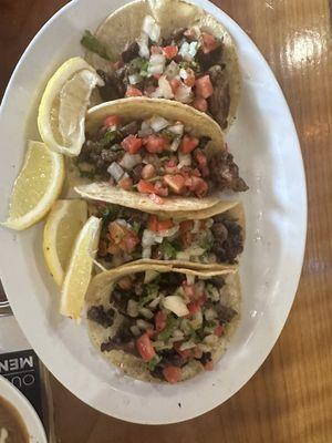 Carne asada tacos