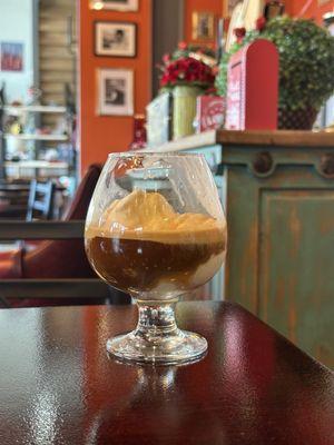 Affogato coffee