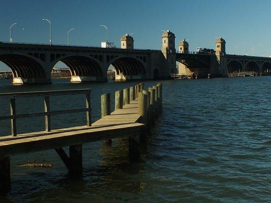 A view of the Hanover Street Bridge officially known as the Vietnam Veterans Memorial Bridge. Avionna Desh