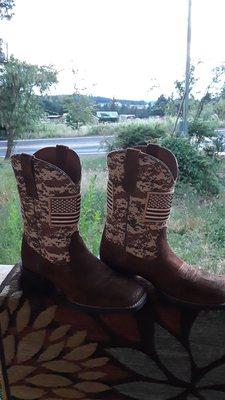 My new ariat patriots