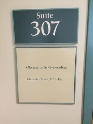 Suite number for Dr. Reichman