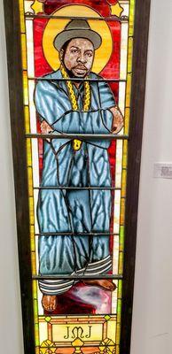 Jam Master Jay stained glass by TF Dutchman